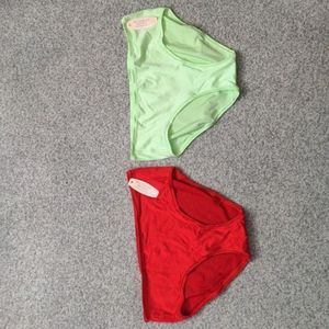 2 pair Victoria's Secret hiphugger panties
